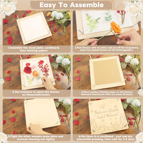 Zunmial complete kit with tools and accessories for DIY botanical projects.