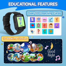 ZUODUN Kids Watch flashlight usage, handy light for low-light moments.