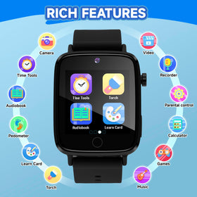 ZUODUN Kids Watch side buttons, easy, kid-friendly controls for daily use.