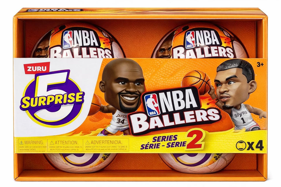 ZURU 5 Surprise NBA Ballers Series 2 capsules with four mystery figures for trade and display