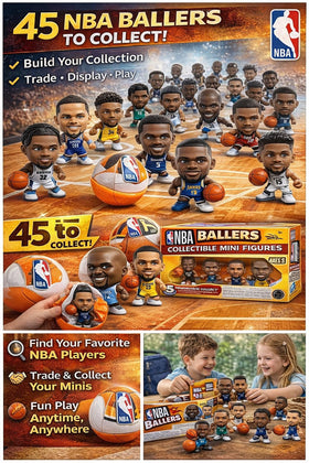 ZURU 5 Surprise NBA Ballers Series 2 miniature basketball adds authentic game accessory