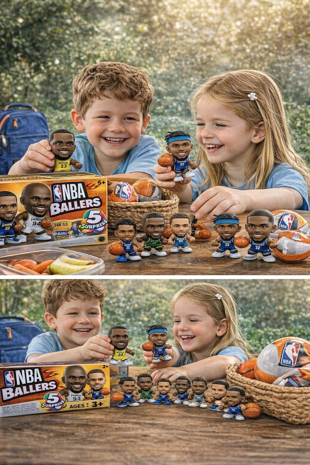 ZURU 5 Surprise NBA Ballers Series 2 player poster included for collect-and-display sets
