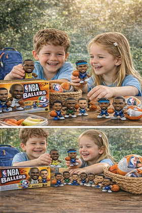ZURU 5 Surprise NBA Ballers Series 2 player poster included for collect-and-display sets