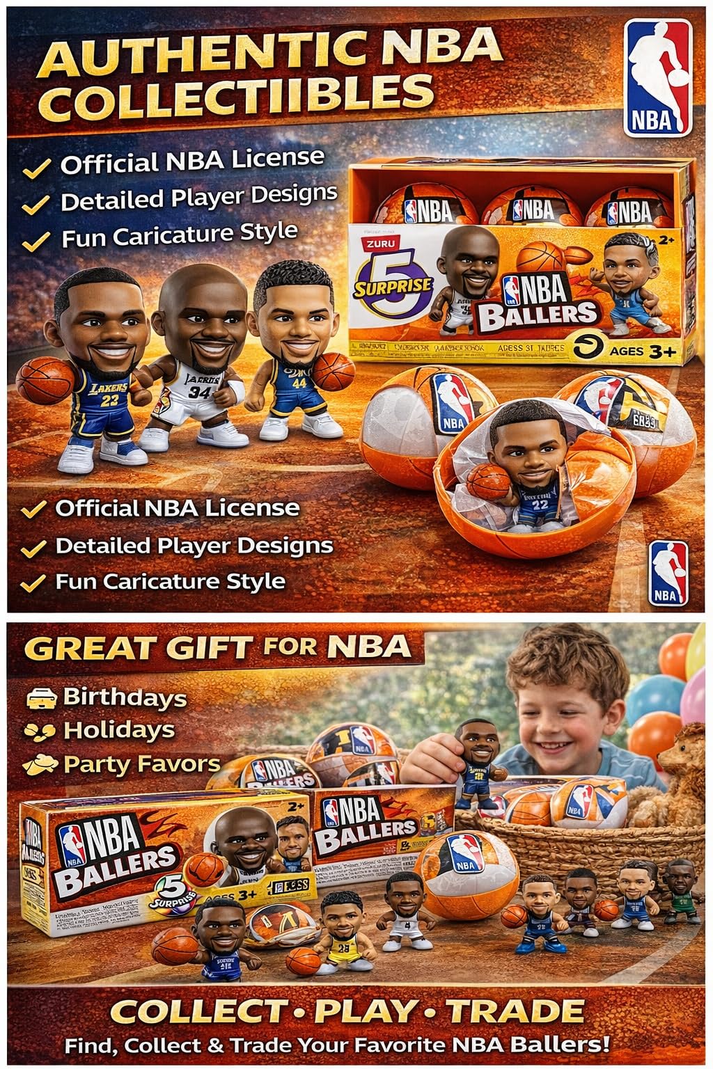 ZURU 5 Surprise NBA Ballers Series 2 ultra-rare championship ring reveal boosts collectability