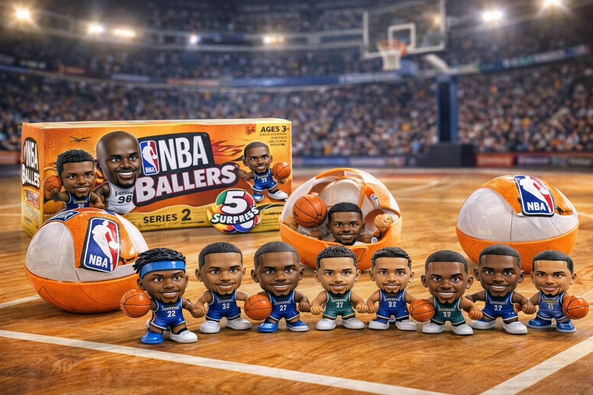 ZURU 5 Surprise NBA Ballers Series 2 unopened capsules suggest mystery and anticipation