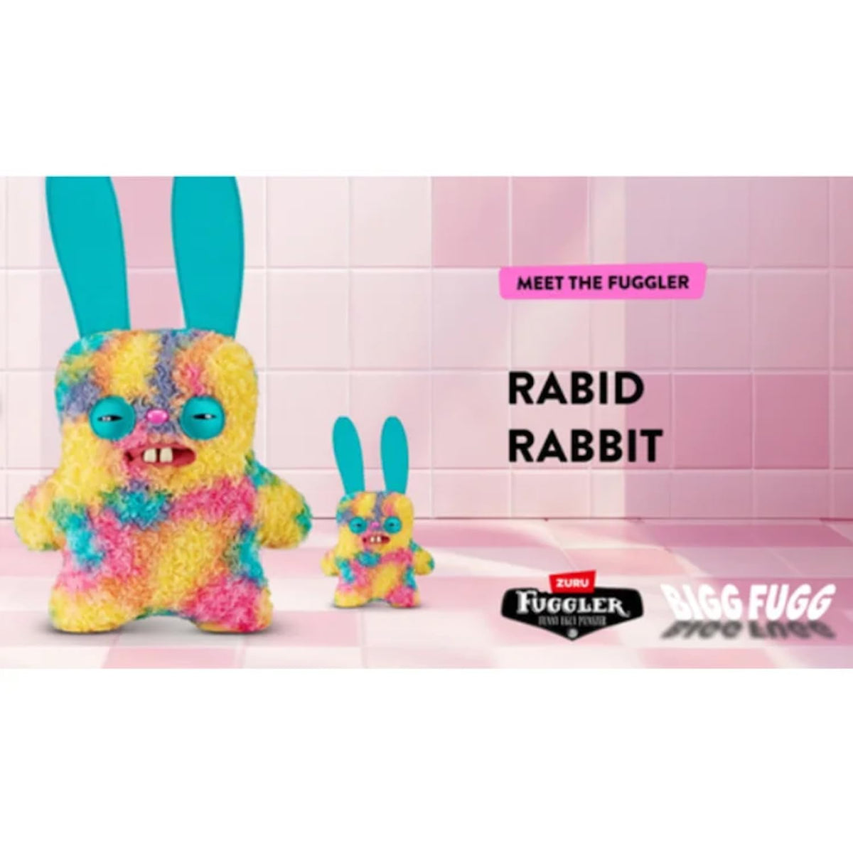 ZURU Bigg Fuggs Rabid Rabbit gift idea, ideal for fans of quirky plush collectibles.