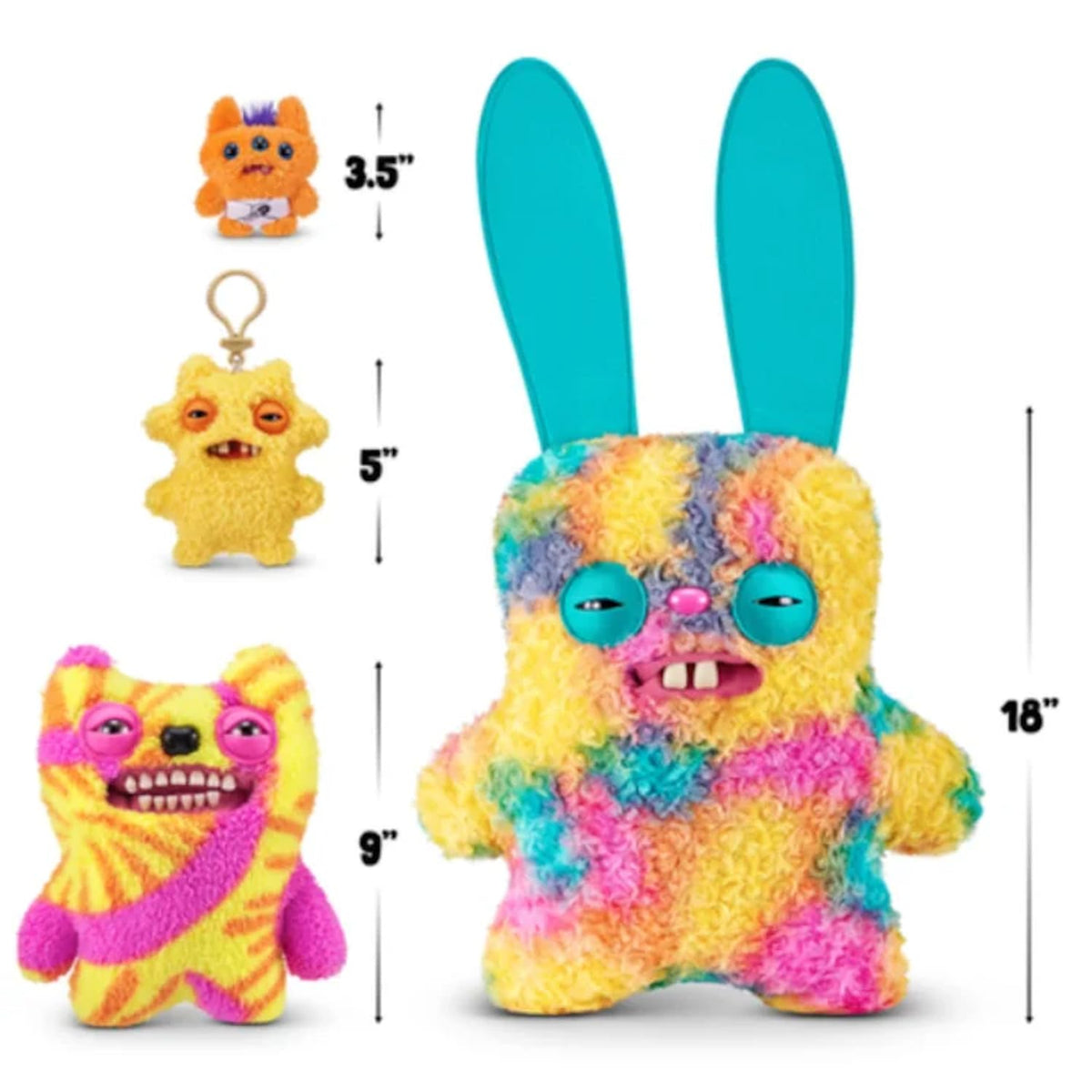 ZURU Bigg Fuggs Rabid Rabbit plush texture, super soft material for cuddles.