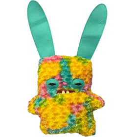 ZURU Bigg Fuggs Rabid Rabbit tie-dye 17-inch plush, bold centerpiece for kids' rooms.