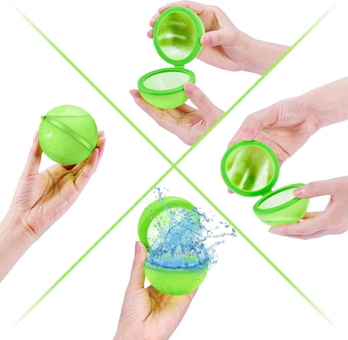 ZURU Bunch O Balloons reusable leakproof design enables quick, mess-free water play.