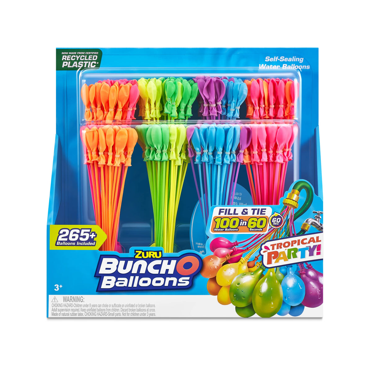 ZURU Bunch O Balloons tropical party clusters ready for sunny outdoor fun.
