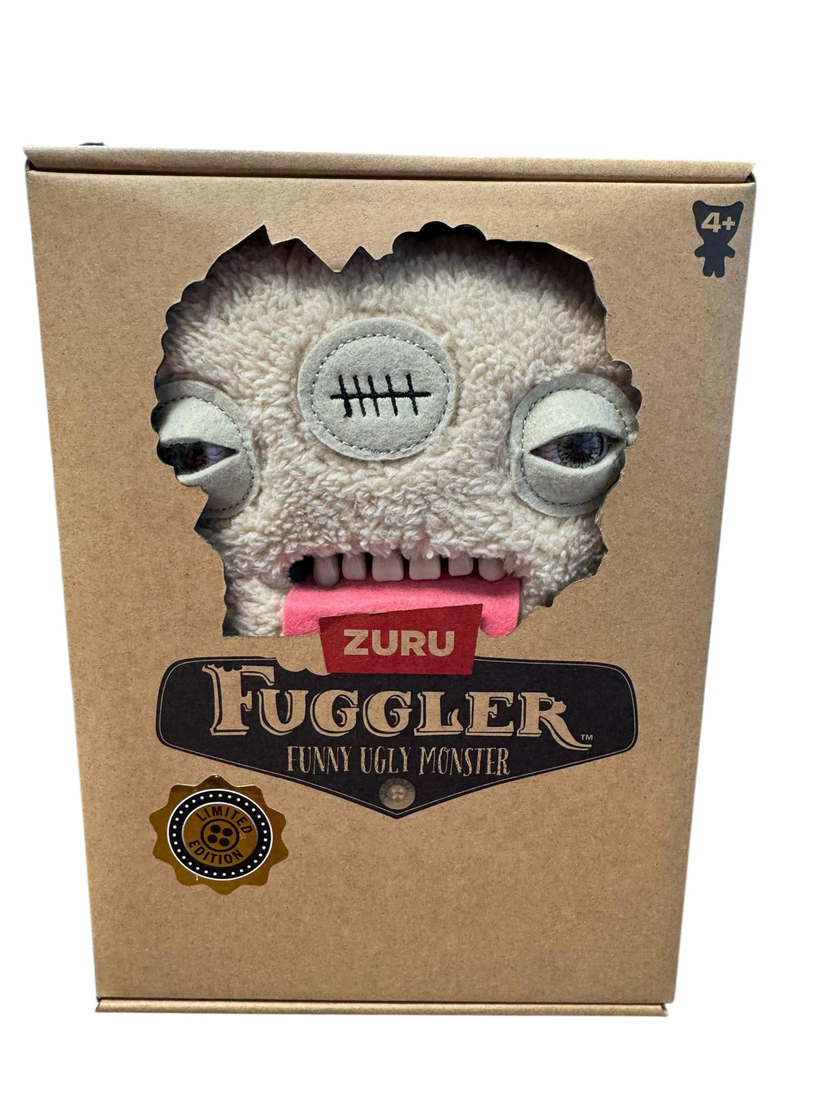 ZURU Fuggler Annoyed Alien plush duo, three-eyed expression enhances display and play.