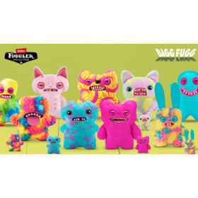 Yellow and pink print on ZURU Fugglers Bigg Fuggs add playful decor