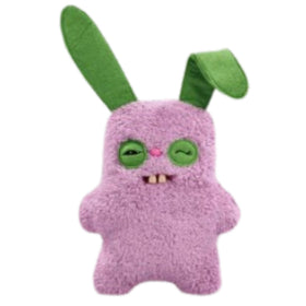 ZURU Fuggler Rabbid Rabbit close-up showing creepy teeth, great for photos and storytelling.