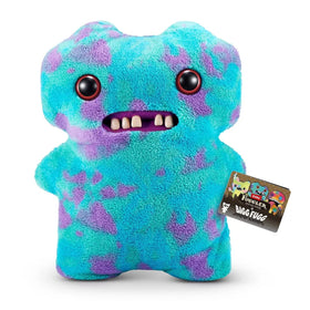 ZURU Fugglers Gaptooth McGoo blue-purple tie-dye plush, bold display piece.