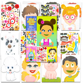 Zuru My Mini Baby create-a-face stickers for customization during pretend play.