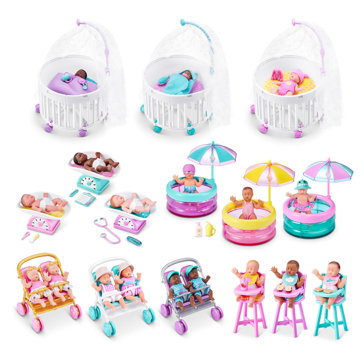 ZURU MY MINI soft-skin detail highlights ultra-realistic feel for imaginative pretend play.
