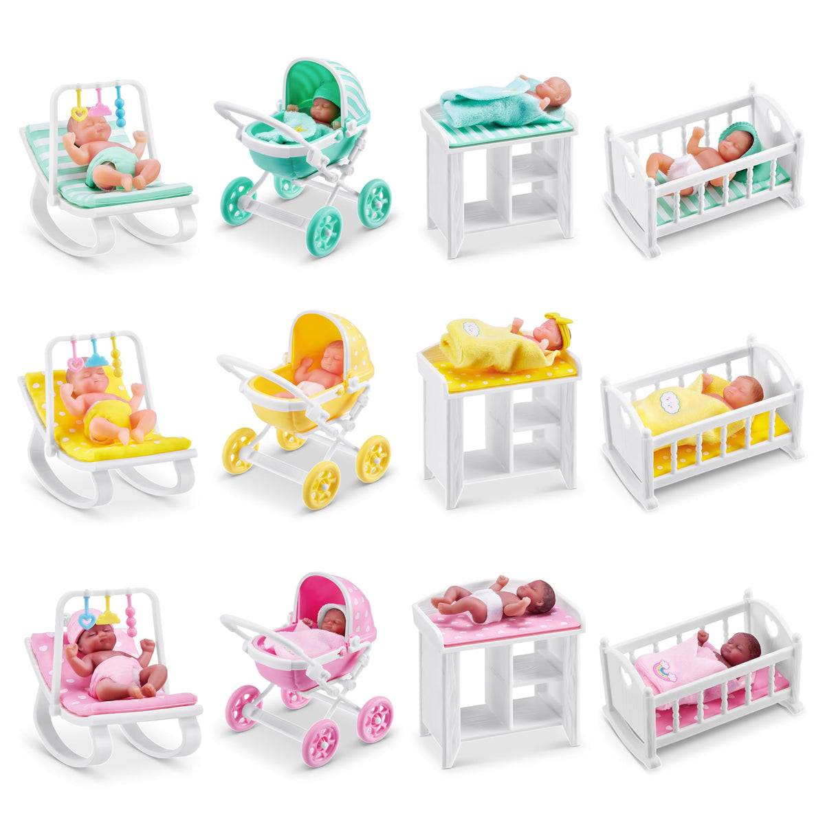 ZURU MY MINI Baby Series 1 Play Time setup for imaginative care.