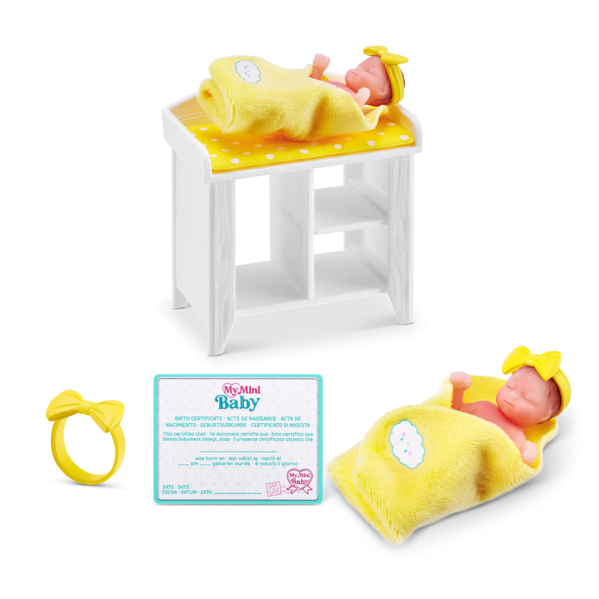 ZURU MY MINI Baby Series 1 Sleep Time playset supports bedtime storytelling.