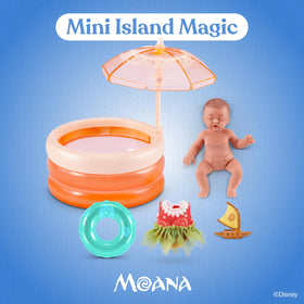 ZURU My Mini Disney Baby Moana stroller add-on for on-the-go pretend rides.