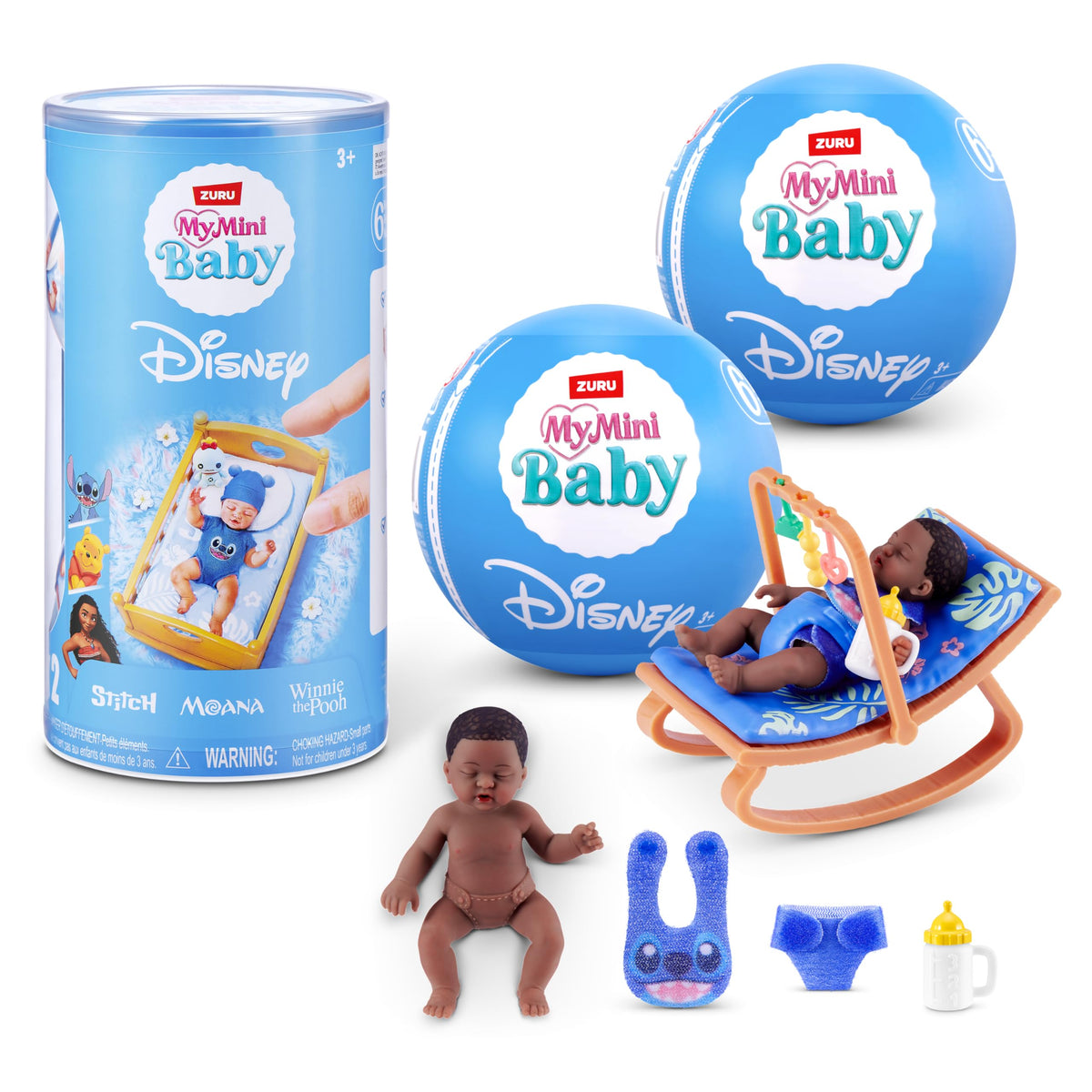 ZURU My Mini Disney Baby doll Stitch detail for imaginative storytelling.