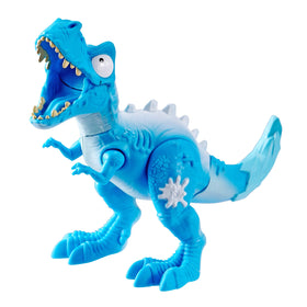 ZURU Smashers Dino Ice Age mini surprise egg opened reveals mystery character and slime.