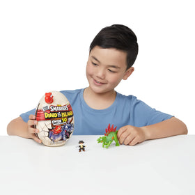Opening moment of the Dino Island Egg Series 5 reveals a surprise.