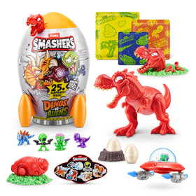 ZURU SMASHERS Dino vs Aliens T-Rex rocket opening for epic play