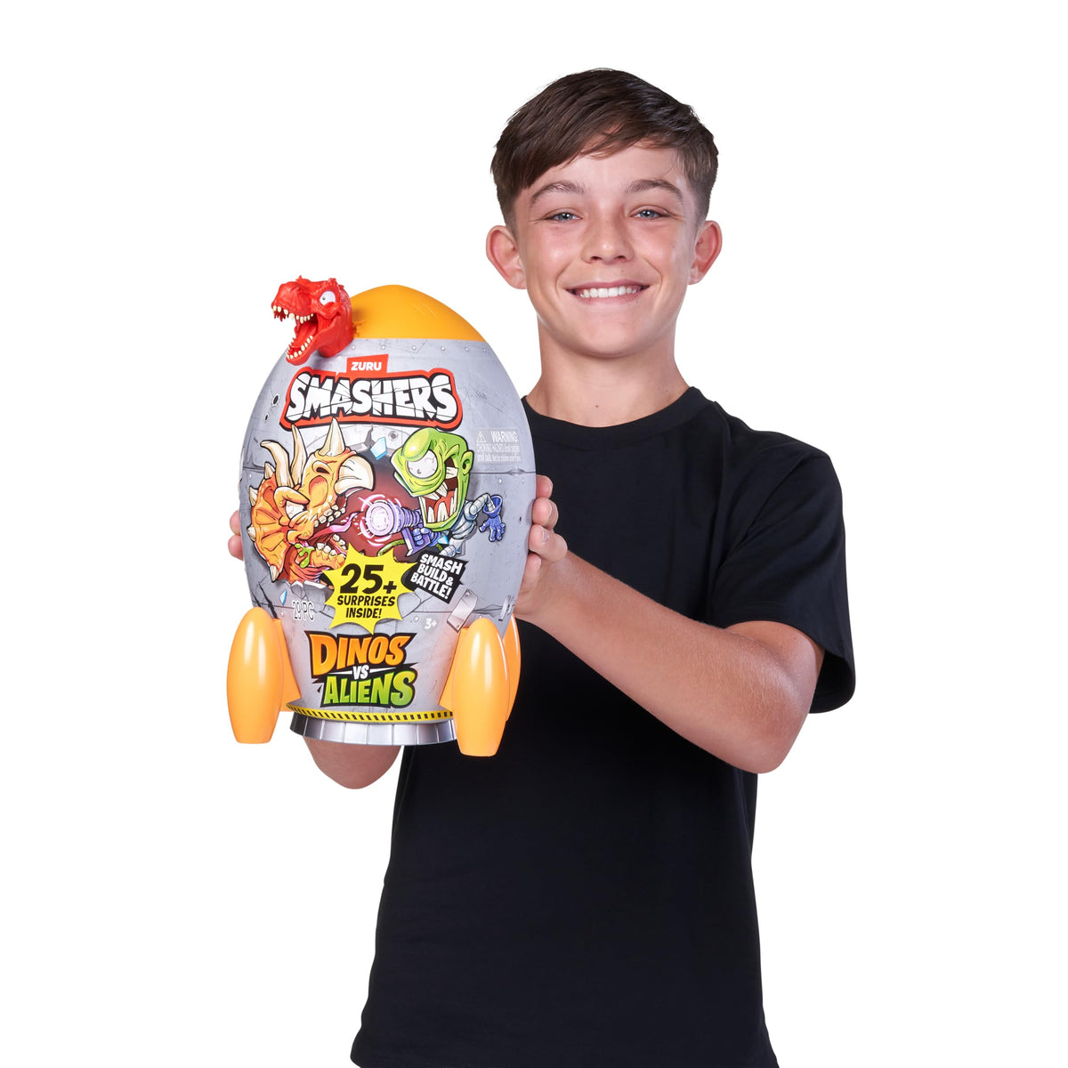 ZURU SMASHERS three dinos expand your prehistoric collection