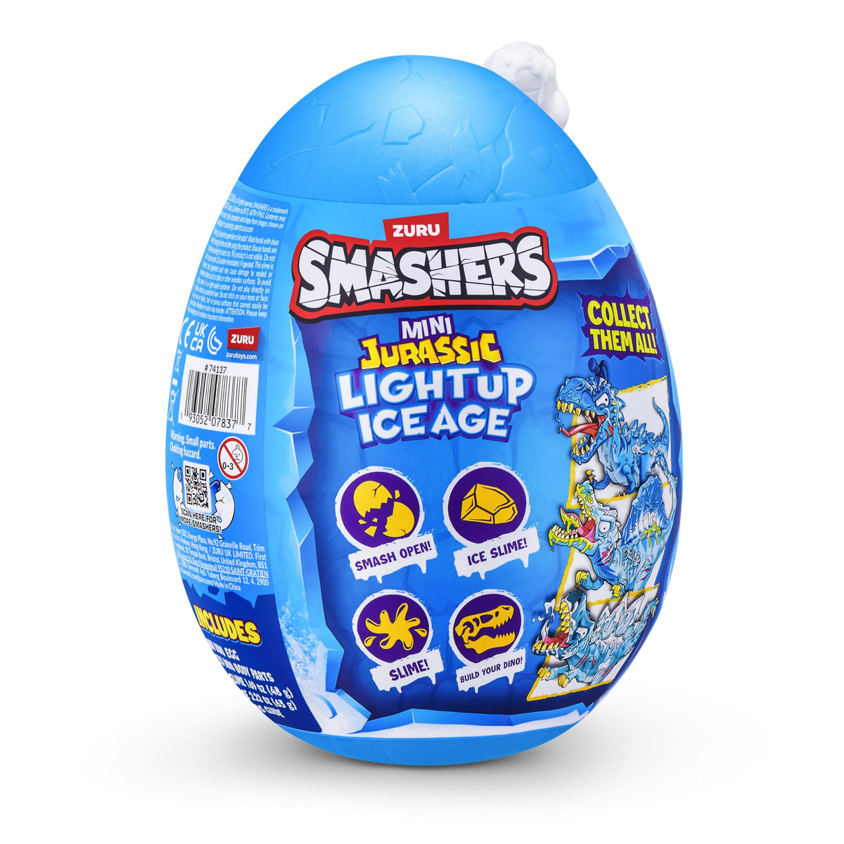 ZURU SMASHERS Ice Age Dinosaurs collection expands your Mega Jurassic adventures.