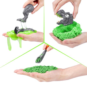 ZURU SMASHERS Mega Jurassic light-up egg dual dinosaur t Rex reveal.