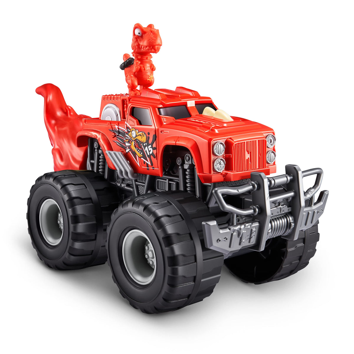 ZURU SMASHERS Monster Wheels Red Flame Mystery Pack three trucks to collect and compare.
