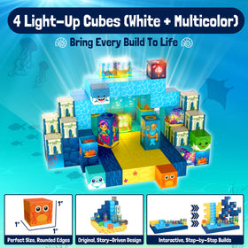 Zuvvo magnetic blocks 1 inch cubes support stable STEM constructions.