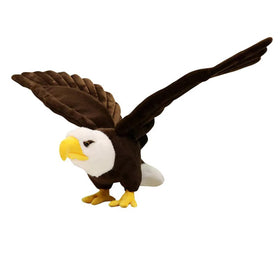 ZWLCWYBDBD bald eagle plush, 24-inch, a soft, huggable companion for imaginative play.