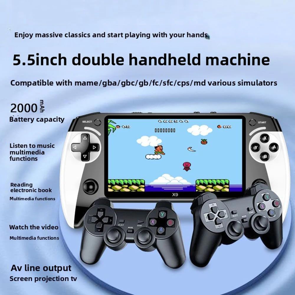 ZWXYVUT X9 360° joystick and crystal buttons enable precise control