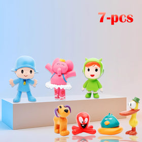 ZXHGWWHS Loula and Elly collectible display set for shared shelf space.