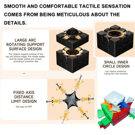 ZY-Wisdom color-matching cube showcases bold hues and smooth rotation.