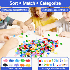 ZYFLSQ fade-resistant beads designed for durable classroom use