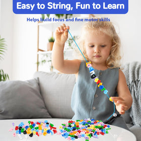 ZYFLSQ smooth plastic beads with rounded edges for safe use