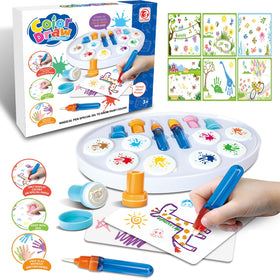 Zyllver mess-free painting kit packaging showcases ready-to-create fun for kids.