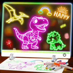 Zyrisis 16-inch LED drawing board with USB-C enables bright, mess-free art for kids