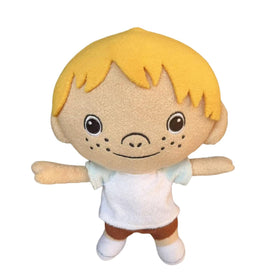 ZYSKABQ truck boy plush 12in close-up stitching, safe sewn construction.
