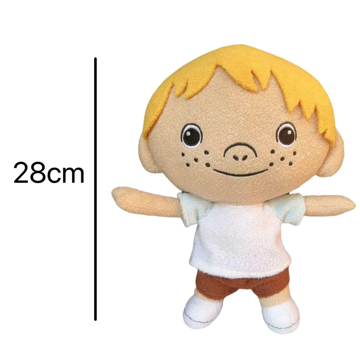 ZYSKABQ truck boy plush 12in room decor display, ideal shelf centerpiece.