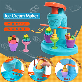 ZYYBQW 3in1 color dough burger-maker invites kids to create pretend meals.