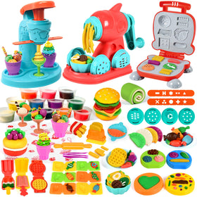 ZYYBQW 3in1 color dough ice cream tools spark imaginative play and fine motor development.