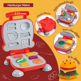 ZYYBQW 3in1 color dough kitchen-tools kit includes child-friendly utensils for shaping.