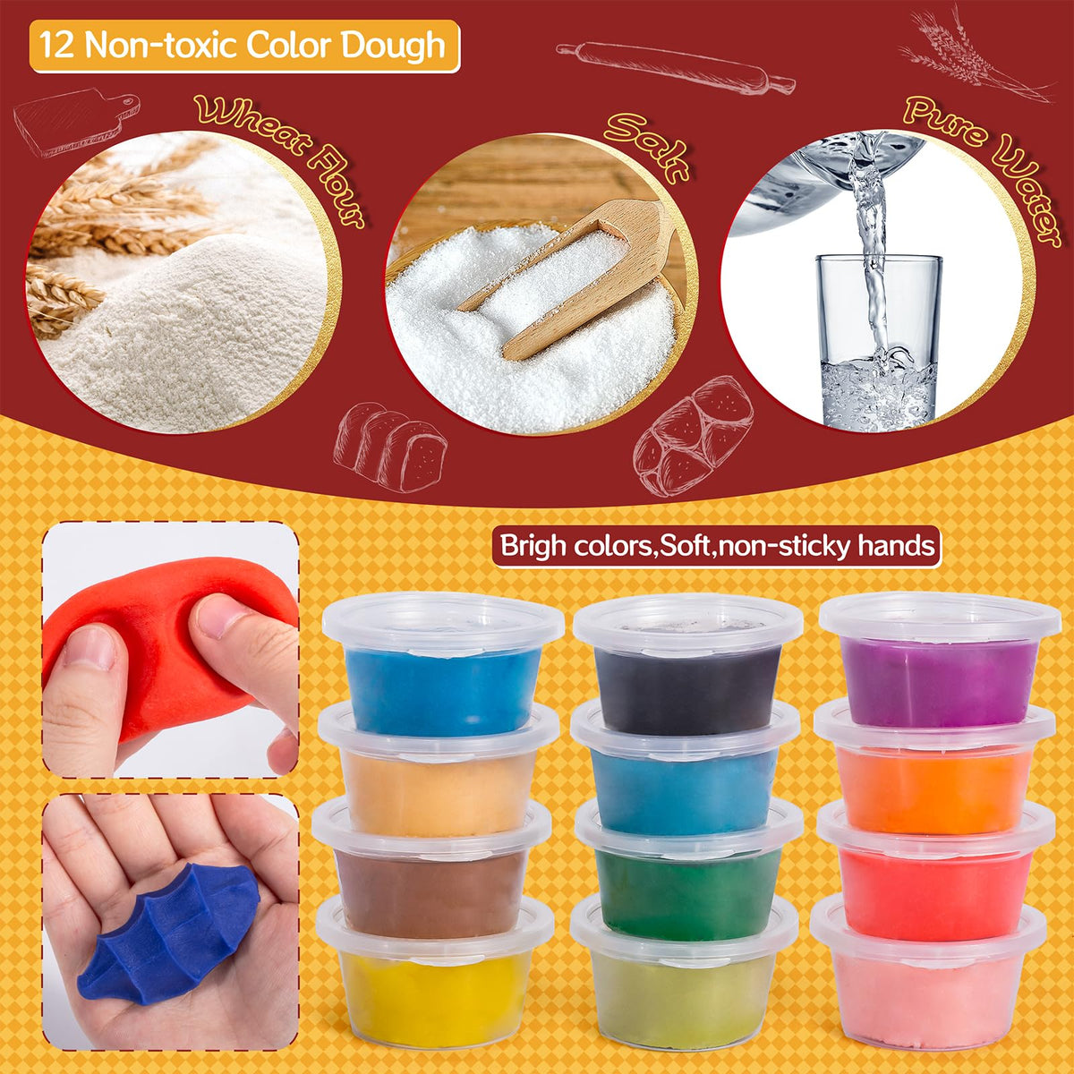 ZYYBQW 3in1 color dough pretend-play set supports open-ended creativity in kids.