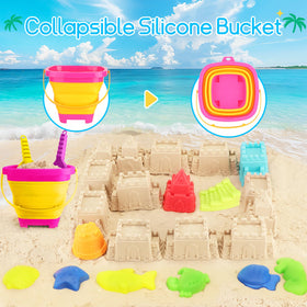 ZZLWAN castle molds set enabling imaginative sand castles and storytelling play.