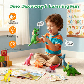 ZZLWAN dinos support hands-on learning and motor skills.