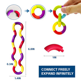 ZZSFBDZSW twist-and-spin fidget toy color collection shows satisfying textures and portable play