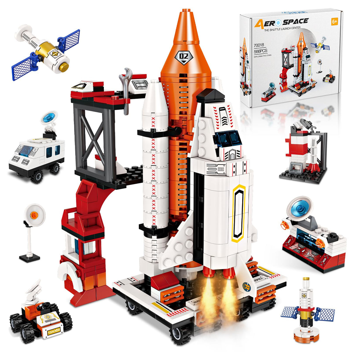 ZZXYPX 12-in-1 space rocket models spark imaginative play and early engineering skills.